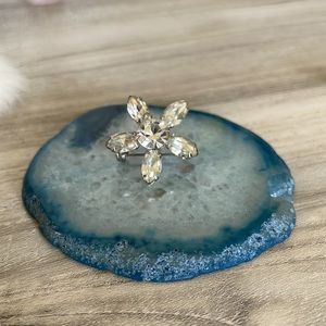 Crystal Brooch - vintage